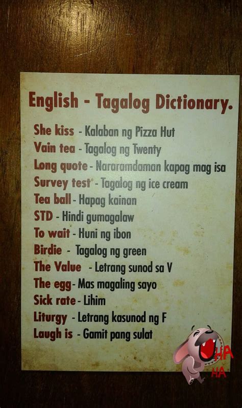 Ano sa tagalog ang how